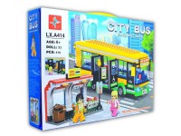 Конструктор Город  Городской автобус для детей, 416 деталей